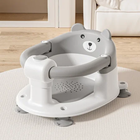 ⁦Baby Bath Seat – Non-Slip Bath Stool & Tub Support Chair for Safe Bathing⁩ - الصورة ⁦2⁩