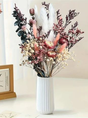 Dry Colorful Flower Bouquet Ch...