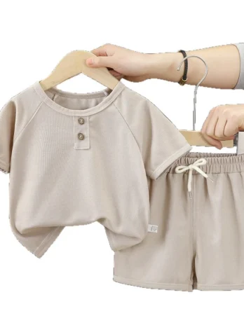 Baby Boys’ Waffle Knit 2PCS ...