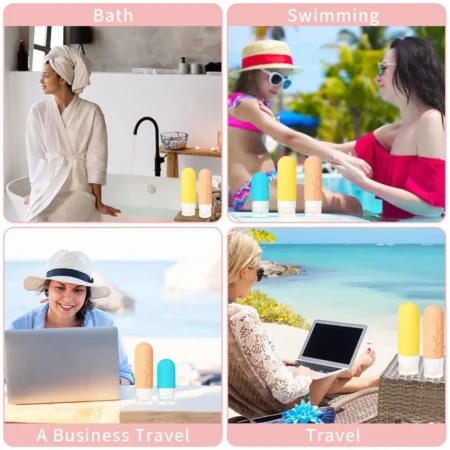 Travel Shampoo Lotion Soap, Bottles - Image 4