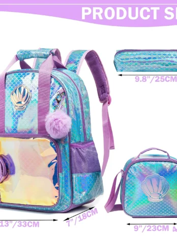 BIKAB Girls Backpack Set – R...