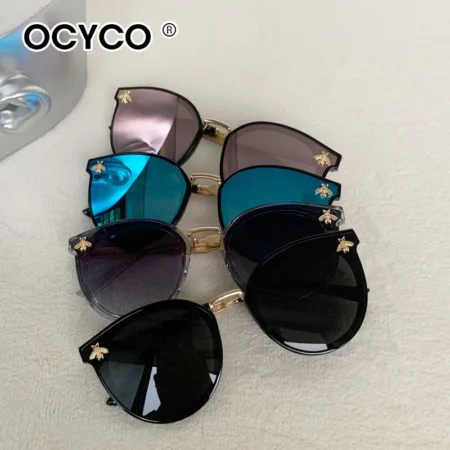 OCYCO Women's Luxury Cat Eye Sunglasses – Vintage Square UV Protection Shades