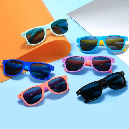 Kids’ UV-Resistant Colorful Sunglasses | Summer Sun Shades for Boys & Girls