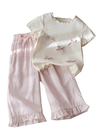 Girls’ 2PCS Summer Outfi...
