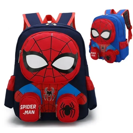 3D Spiderman Kids Backpack – Superhero School Bag for Kindergarten & Travel