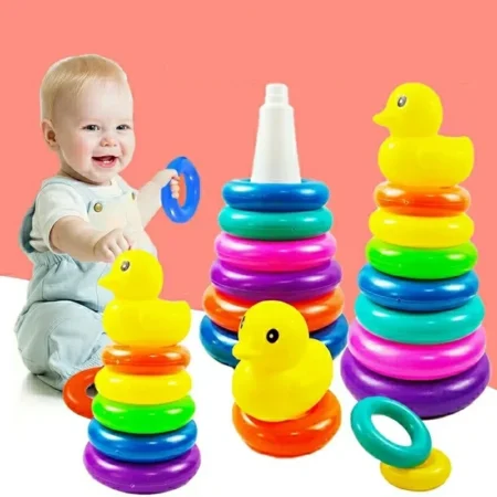 ⁦Montessori Rolling Ball Tower – Educational Stacking Toy for Babies & Toddlers⁩ - الصورة ⁦2⁩