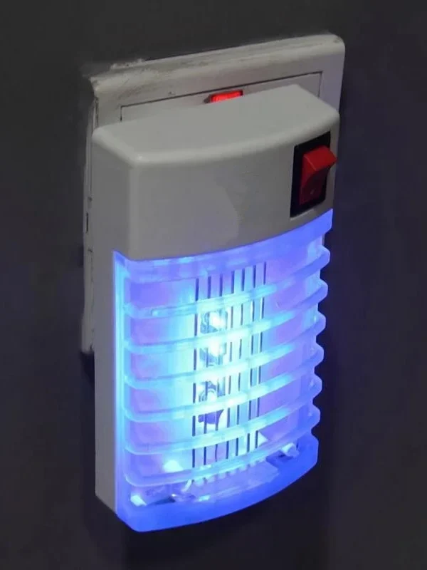 مصباح كهربائي صغير لقتل البعوض مزود بضوء الأشعة فوق البنفسجية | مصيدة حشرات صديقة للبيئة للاستخدام المنزلي