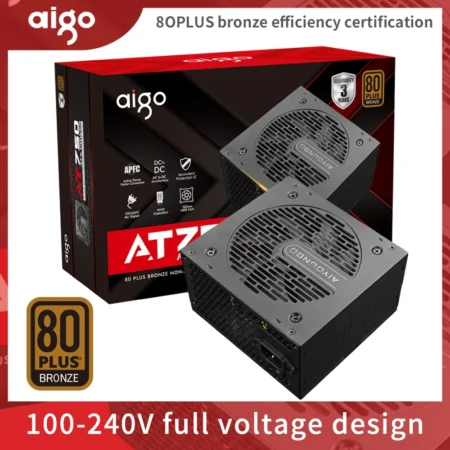 Aigo AT Power Supply PC Gamer 550W 650W 750W ATX Fonte 80 PLUS