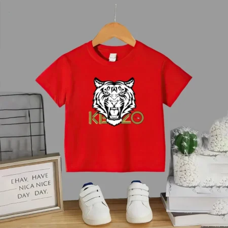 Kids Tiger Head Print T-Shirt & Shorts Set – Fashion Outdoor Summer Outfit for Boys & Girls (Ages 3–12) - Image 3