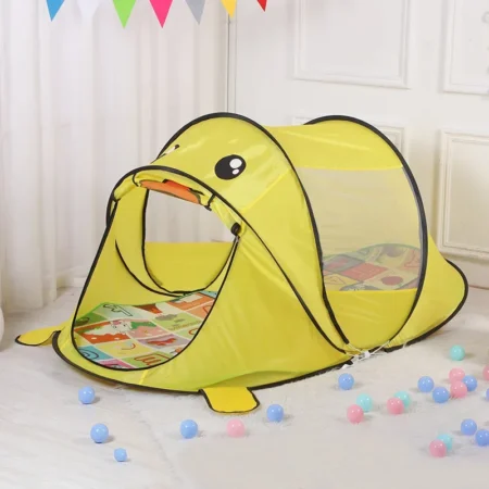 Kids Pop-Up Play Tent – Cartoon Tiger Design, Indoor/Outdoor Baby Ball Pit & Portable Playhouse for Toddlers - Image 5
