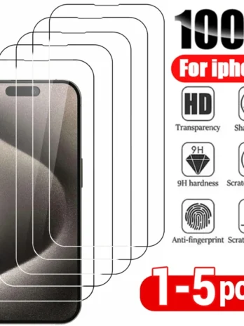 1-5Pcs Tempered Glass For IPho...