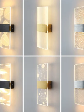 LED Wall Acrylic Modern Lamp