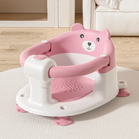 ⁦Baby Bath Seat – Non-Slip Bath Stool & Tub Support Chair for Safe Bathing⁩ - الصورة ⁦3⁩