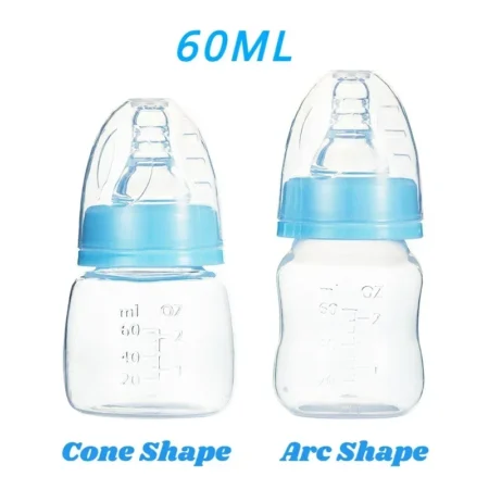 60ML Mini Baby Bottle – BPA-Free PP Feeding Bottle for Milk & Juice - Image 4