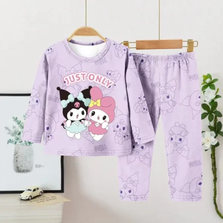 Anime Cinnamoroll Kids Pajama Set – Soft, Breathable Nightwear for Boys & Girls - Image 3