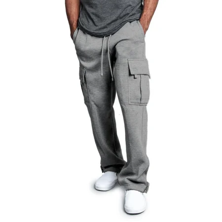⁦Men Multi-pocket Sweatpants⁩ - الصورة ⁦3⁩