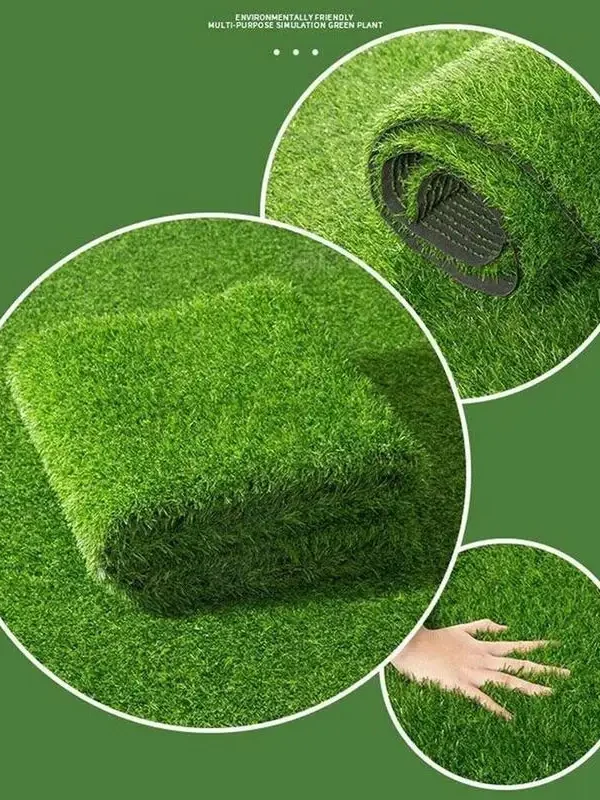 50*100cm Artificial Plant Lawn Carpet Natural Landscape Decoration Garden Simulation Fake Moss Lawn Turf Green Grass Wholesal