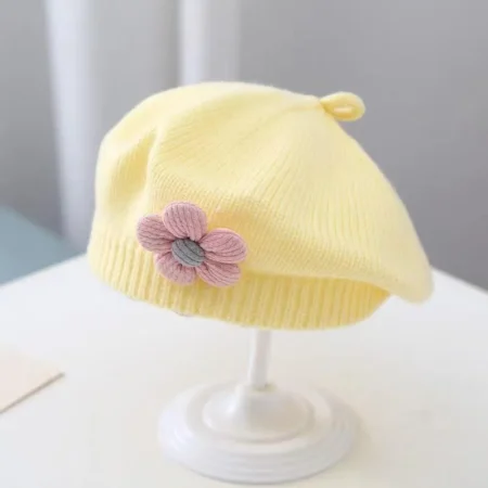 Flower Baby Beret Hat - Image 3