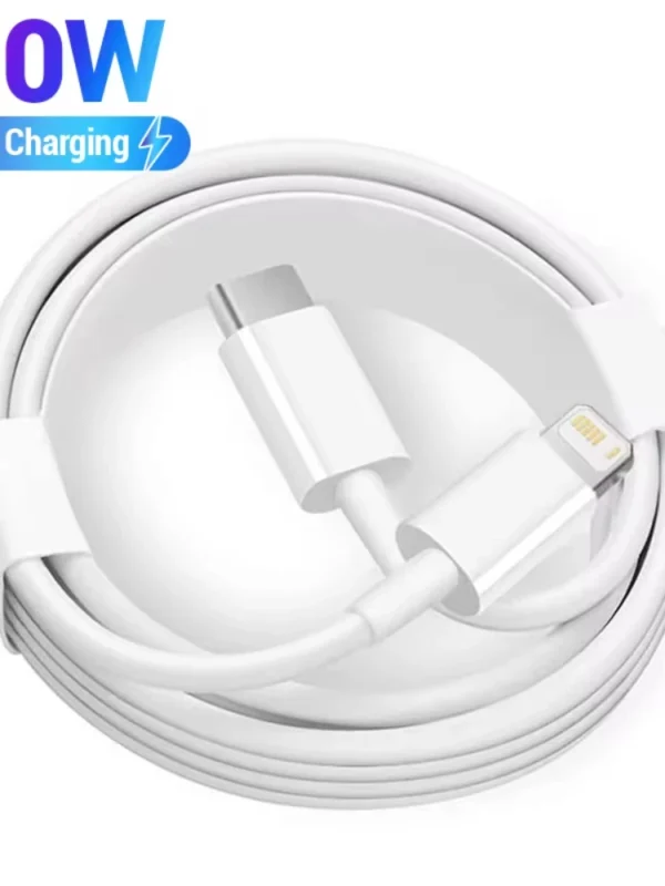 USB to Lighting USB C to Lighting Fast Charger Cable