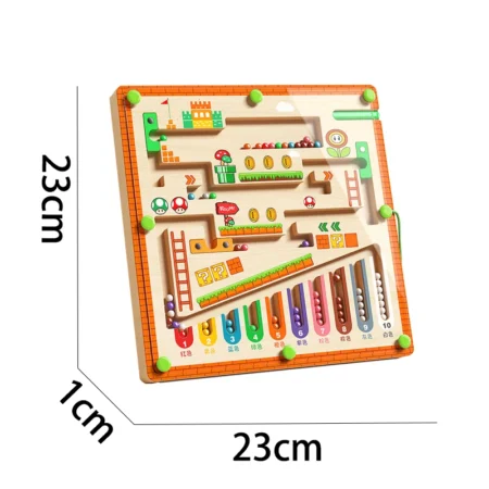 Children's Magnetic Maze Toy – Logic & Concentration Puzzle for 3+ Years