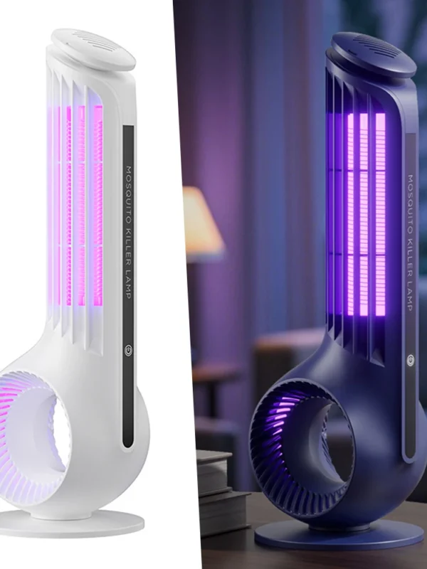 مصيدة حشرات LED - مصيدة كهربائية داخلية للقضاء على البعوض والذباب، مناسبة للمنزل والتخييم