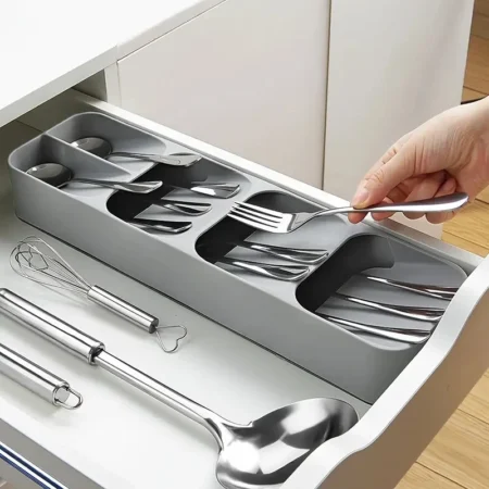 Multi-purpose Storage Tray Fork Spoon - Image 2
