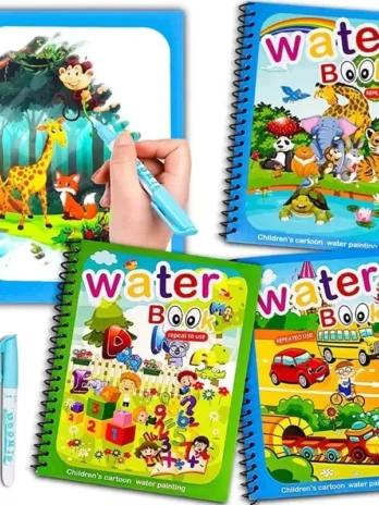 Magic Water Drawing Book for K...