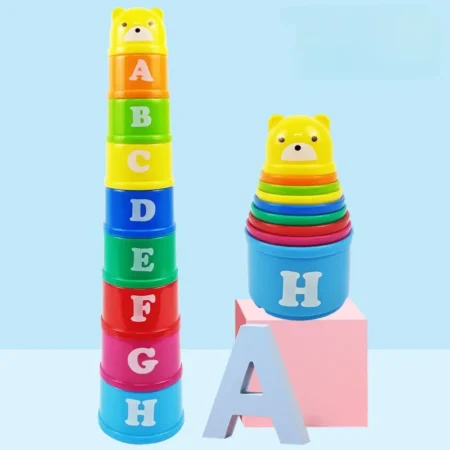 ⁦Kids Stacking Cup Game – Speed & Brain Training Puzzle Toy⁩ - الصورة ⁦5⁩