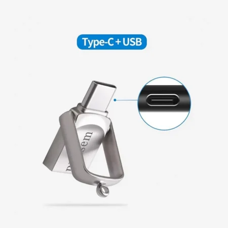 Bliksem 2-in-1 USB Flash Drive – Type-C & USB 2.0, 32GB–128GB - Image 3