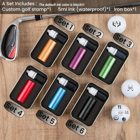 ⁦Golf Ball Personalized Seal Stamp⁩ - الصورة ⁦4⁩