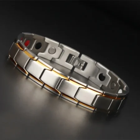 Men’s Bio Magnetic Stainless Steel Energy Bracelet – Anti-Fatigue & Radiation - Image 6