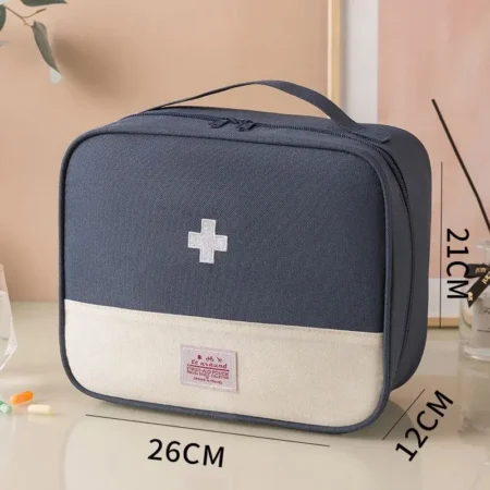 Portable Medicine Storage Bag – Large Capacity Travel First Aid Organizer - Image 3