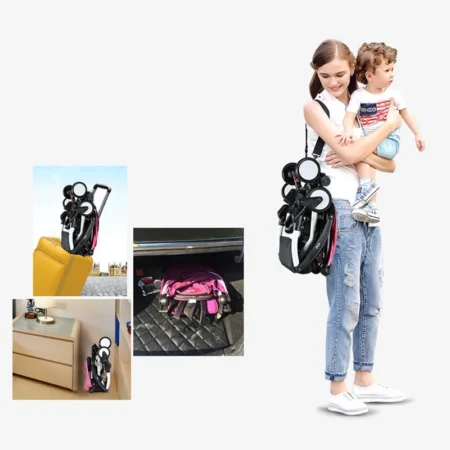 ⁦2025 Yoya Baby Stroller – Compact Folding Travel Pram for Newborns & Infants⁩ - الصورة ⁦2⁩