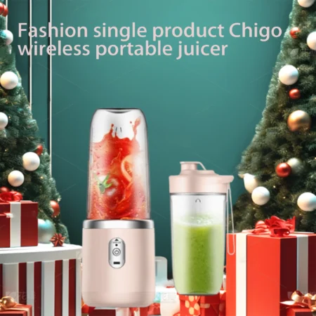 2-in-1 Portable USB Blender & Juicer – 6 Blades with Dual Cups for Smoothies & Milkshakes - Image 2