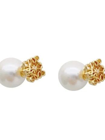 2025 French Retro Pearl Stud E...