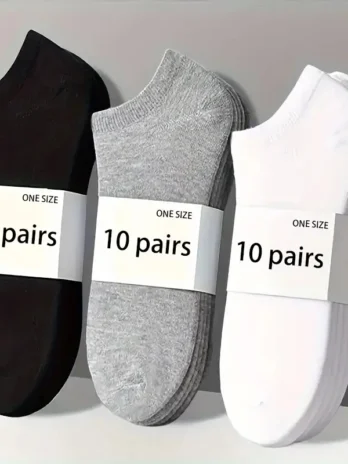 5/10 Pairs Unisex Ankle Socks ...
