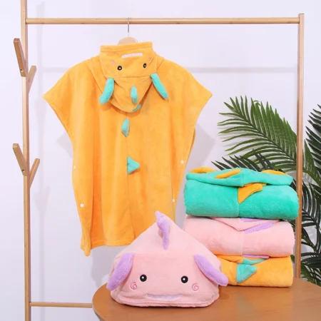 Kids Beach Towels Dinosaur Bath Towel - Image 2