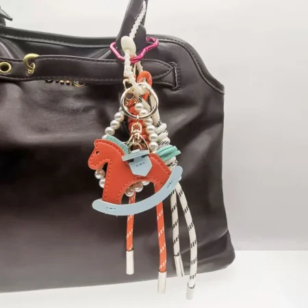 Pearl Chain Bag Charm – Ita Bag Accessory Keychain for Purses, Backpacks & Wallets