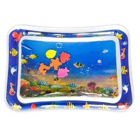 Inflatable Baby Water Play Mat – Tummy Time PVC Pad for Early Development