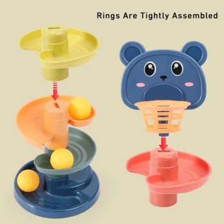 Montessori Rolling Ball Track Toy – Early Education Sensory Game for Babies & Toddlers - Image 3