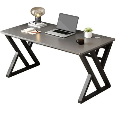 Modern Double Desktop Gaming Desk Set – Minimalist Computer Table & Chair Combo for Home, Students & Gamers
