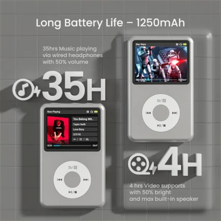 128GB ipod classic reproductor mp3 player bluetooth speakers & radio receiver, video, hifi lecteur dap mp3, ipod touch walkman - Image 5