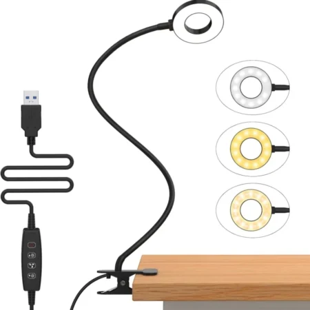 LED Reading Light with Clamp 3 Color