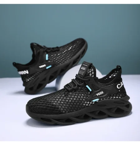 Men's Summer Mesh Sneakers – Breathable Outdoor Running & Hiking Platform Shoes - Image 4