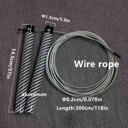 Steel wire skipping rope fitness