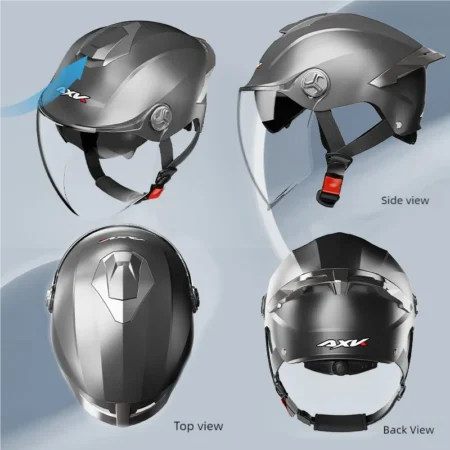 Helmet Electric Car Battery Motorcycle Helmet Summer Sunscreen - Image 4