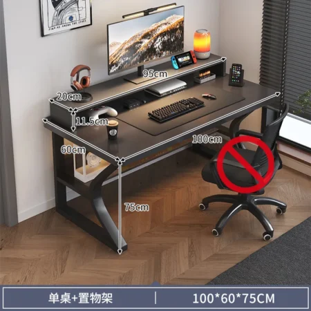 AOLIVIYA Computer Desk – Simple Home Office & Gaming Table, Study Desk for Bedroom or Student Use - Image 6