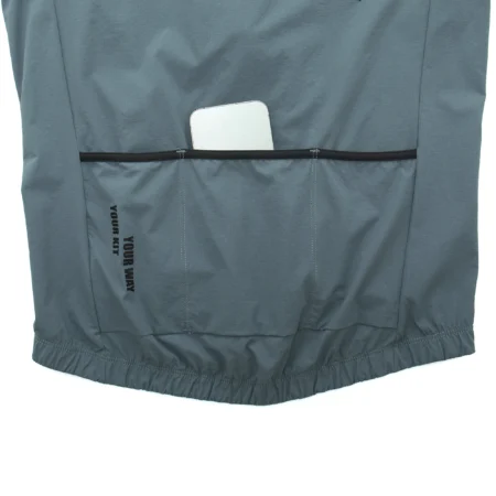 YKYWBIKE Men Cycling Gelit Thermal Fleece Bicycle Windbreaker - Image 5