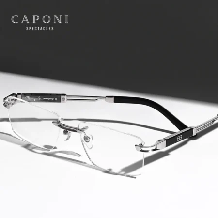 Rimless Men's Luxury Glasses Frame