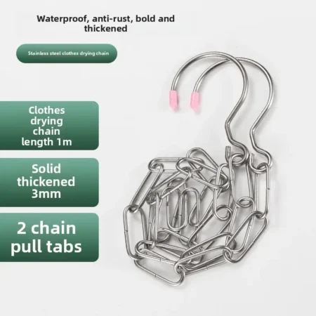 Stainless Steel Chain Clothesline - Image 2
